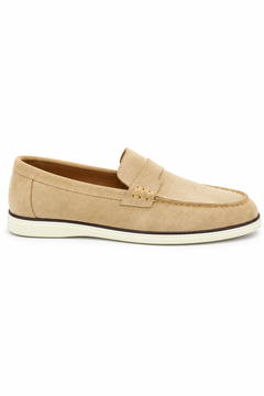 Sandy suede loafer