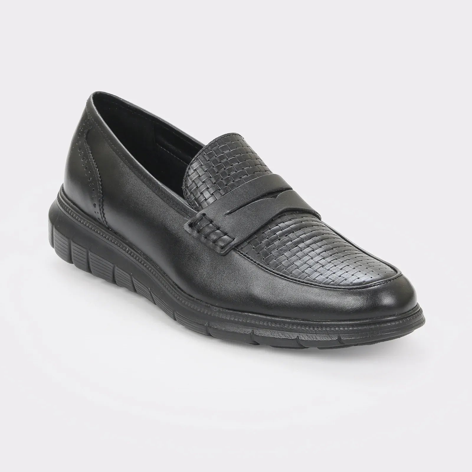 Textured Loafers