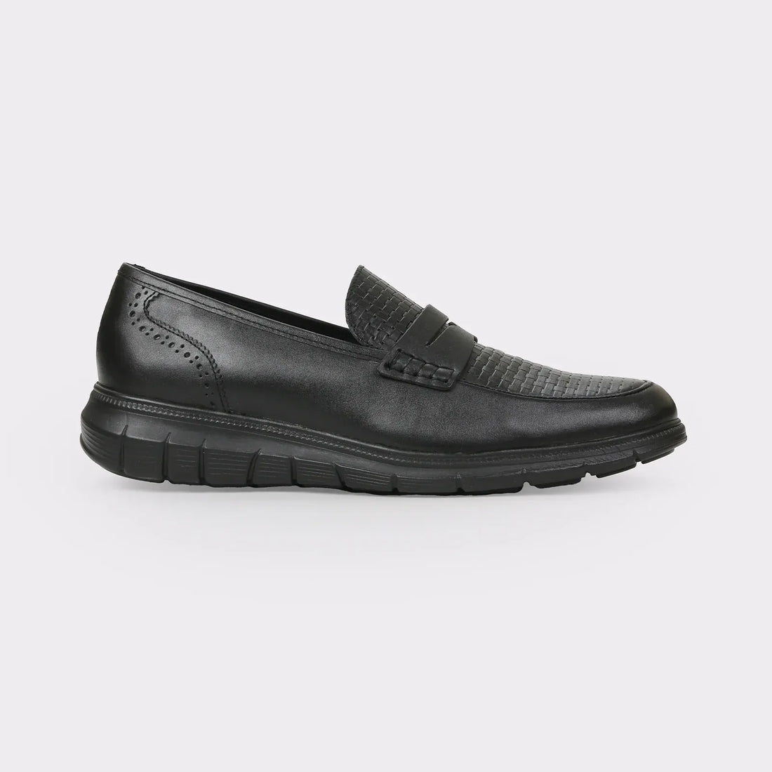 Textured Loafers