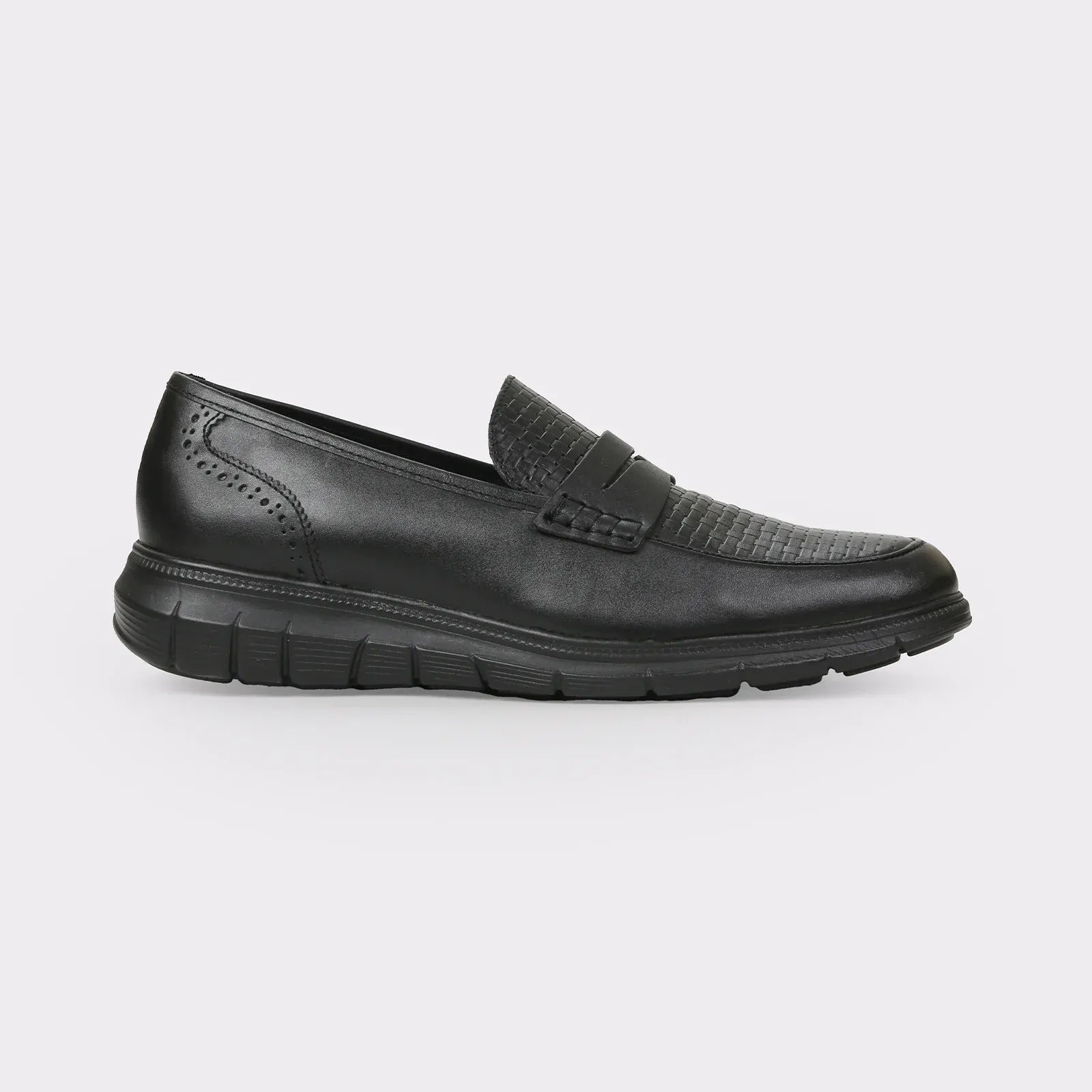 Textured Loafers